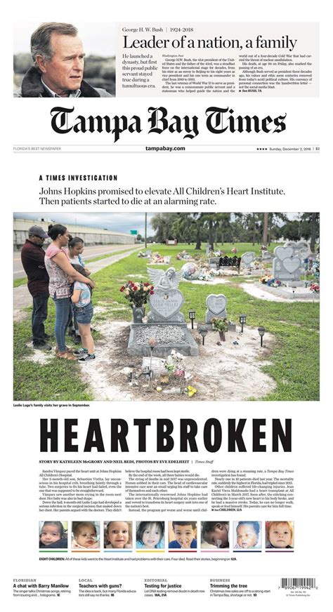 Tampa newspaper - The Tampa Bay Times e-Newspaper is a digital replica of the printed paper seven days a week that is available to read on desktop, mobile, and our app for subscribers only. To …